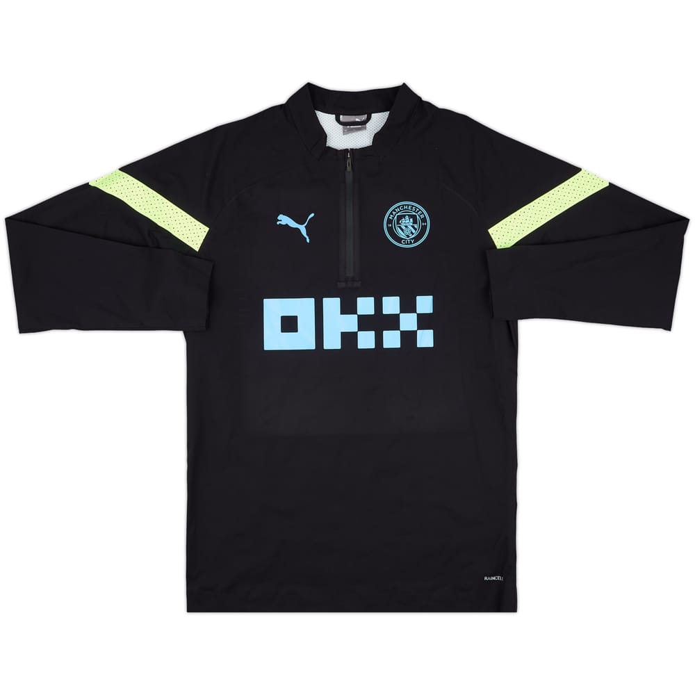 2022-23 Manchester City Puma 1/4 Zip Drill Top - 8/10 - (M)