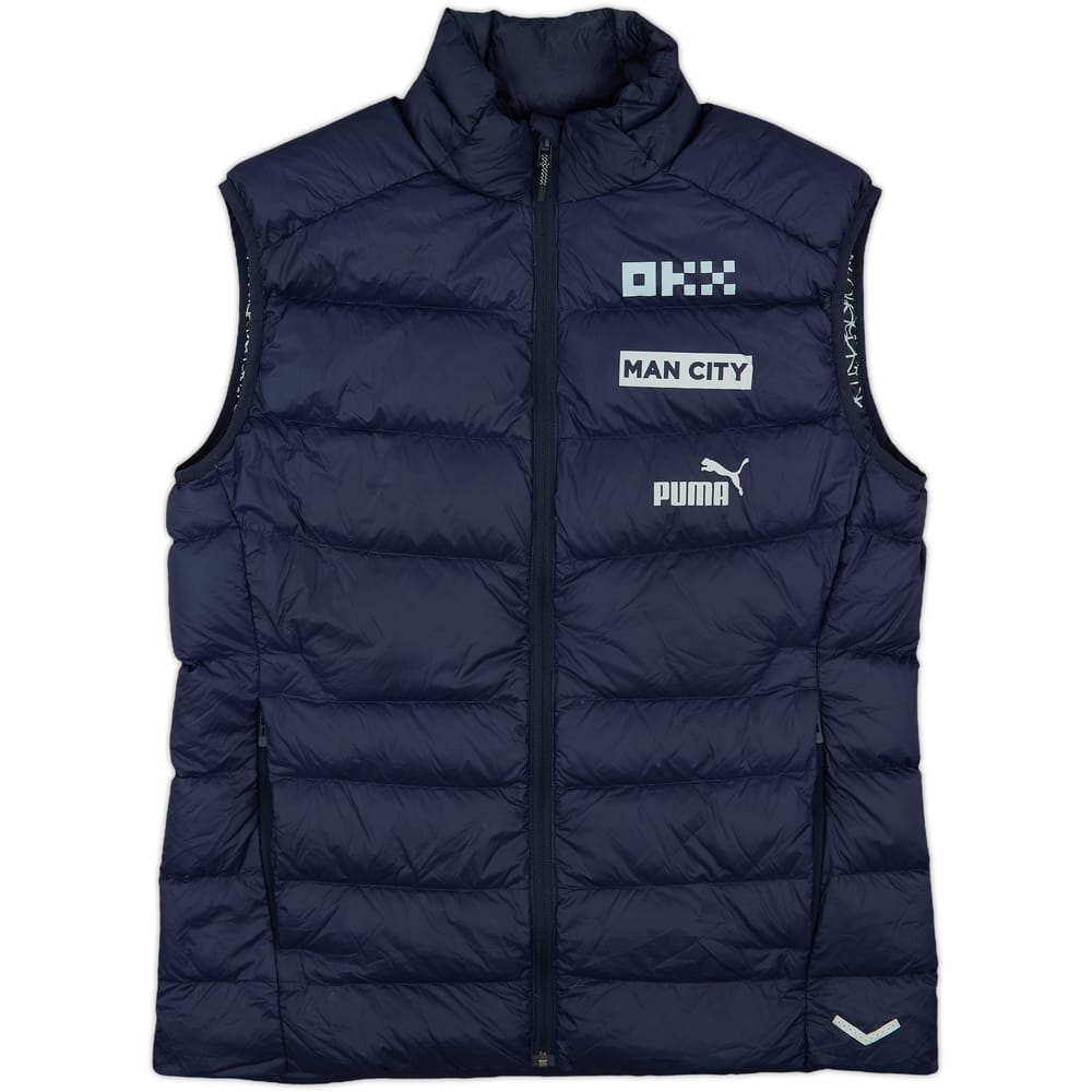 2022-23 Manchester City Puma Padded Gilet - 10/10 - (L)