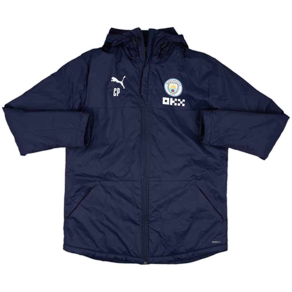 2022-23 Manchester City Puma Staff Issue Padded Bench Coat CP - 7/10 - (L)