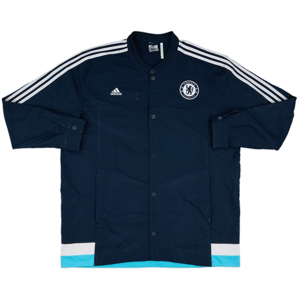 2014-15 Chelsea adidas Button Track Jacket - 5/10 - (XXL)