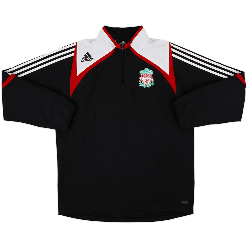 2007-08 Liverpool adidas 1/4 Zip Drill Top - 7/10 - (M/L)