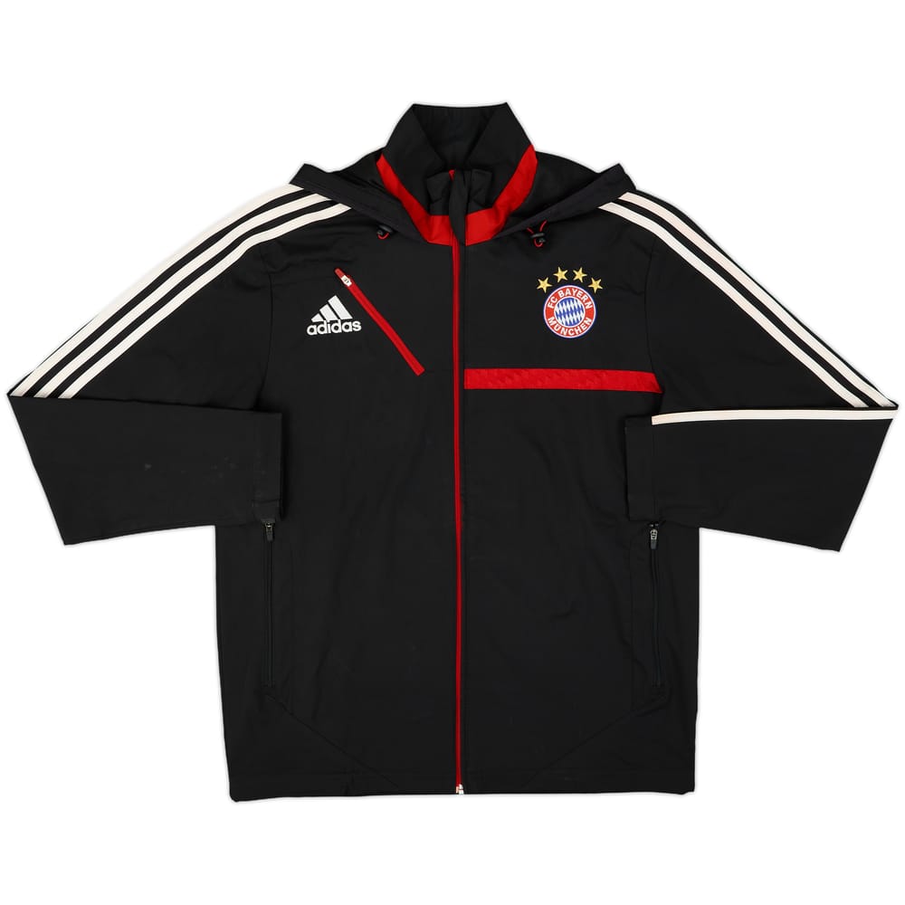 2013-14 Bayern Munich adidas Hooded Rain Jacket - 7/10 - (M)