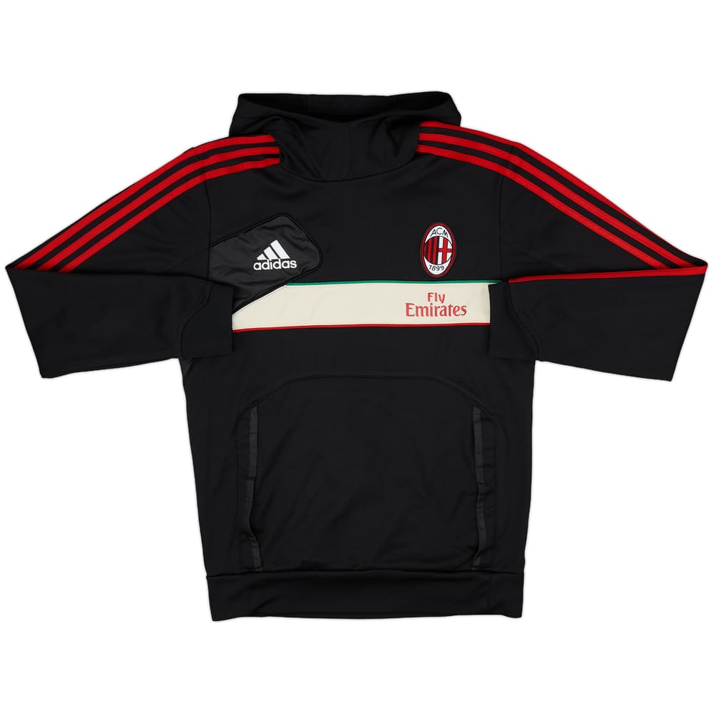 2012-13 AC Milan adidas Hooded Sweat Top - 7/10 - (S)