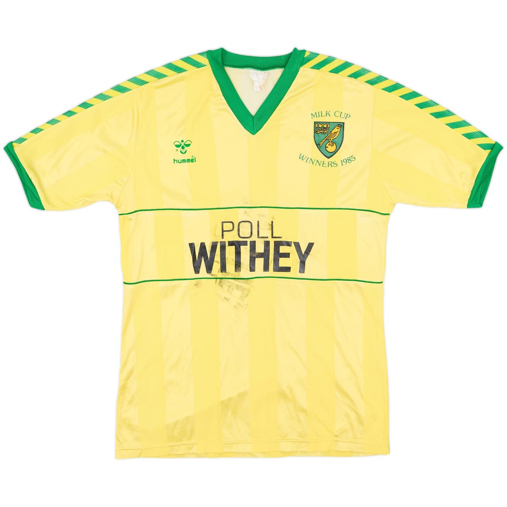 1985-86 Norwich Home Shirt - 5/10 - (M)