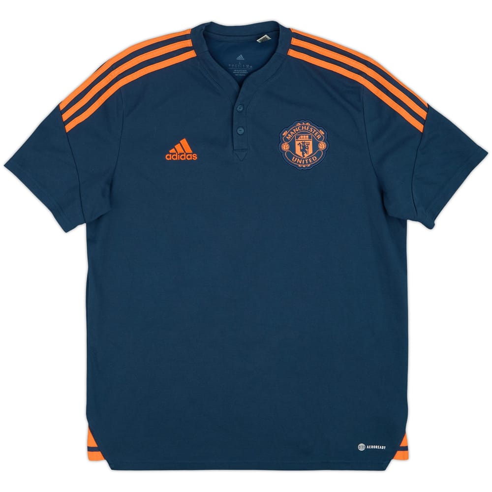 2022-23 Manchester United adidas Polo Shirt - 9/10 - (L)