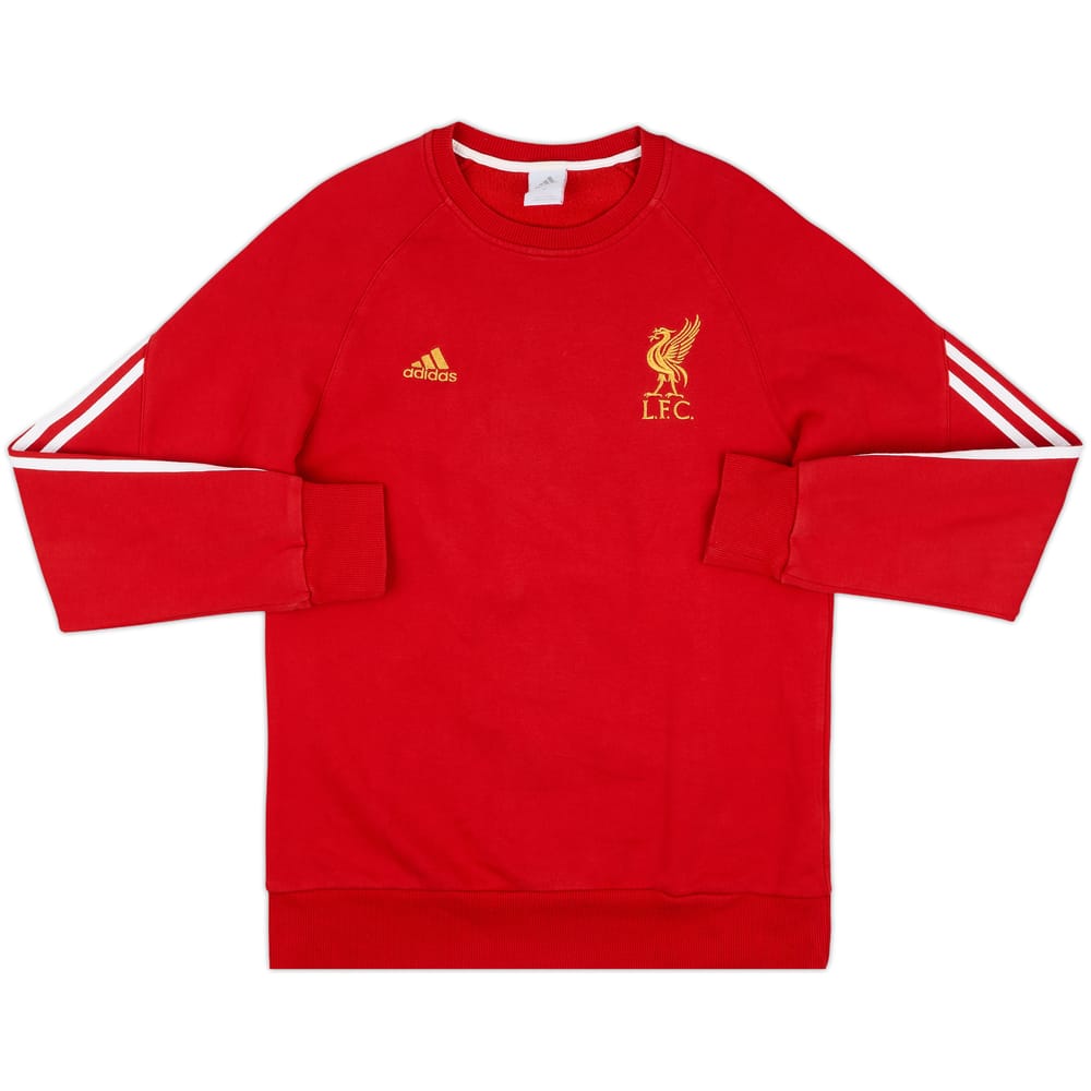2007-08 Liverpool adidas Sweat Top - 9/10 - (M)