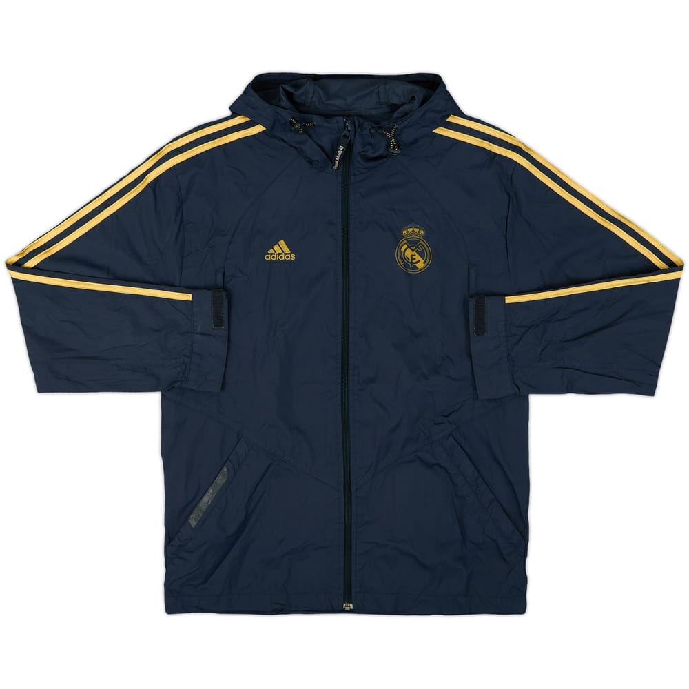 2009-10 Real Madrid adidas Hooded Rain Jacket - 7/10 - (M)