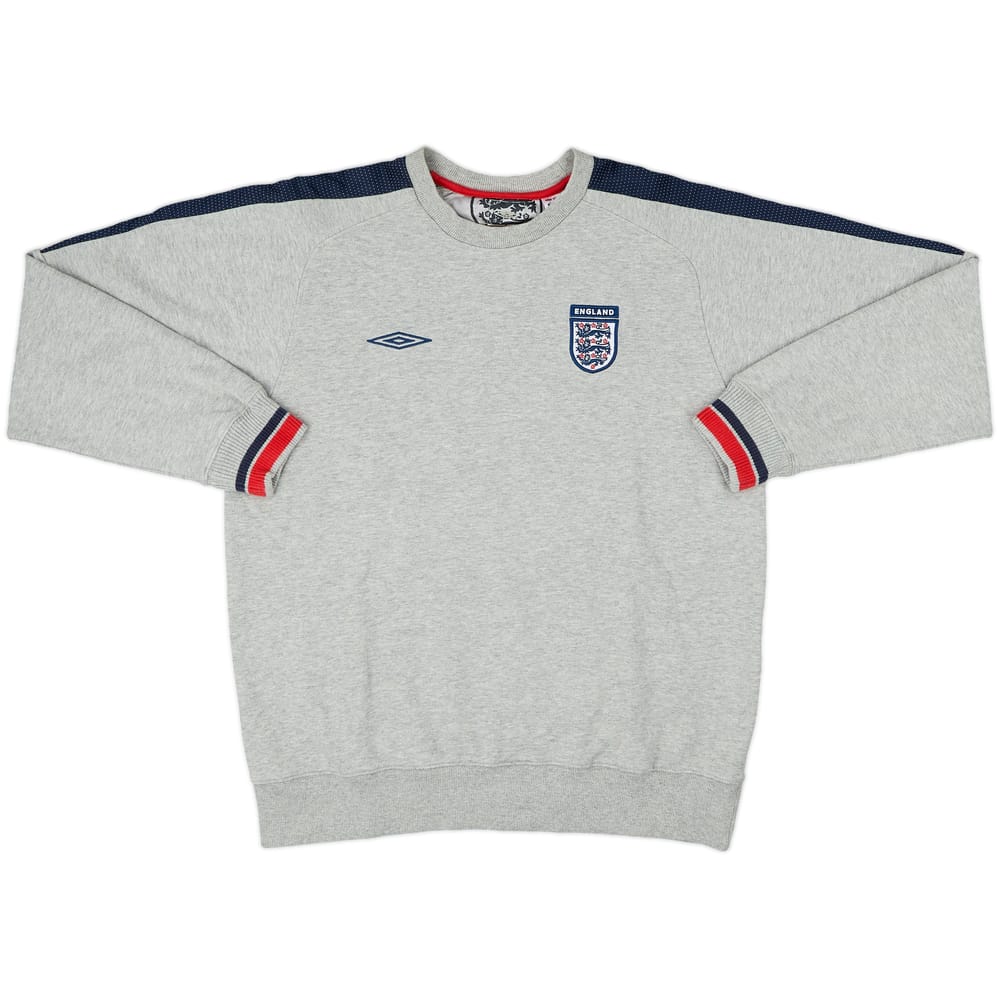 2006-08 England Umbro Sweat Top - 8/10 - (M)