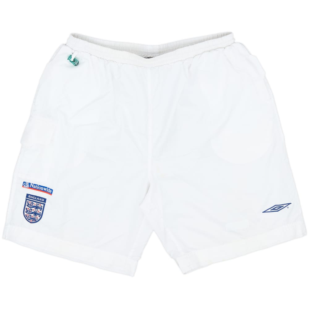 2001-02 England Umbro Training Shorts - 8/10 - (L)
