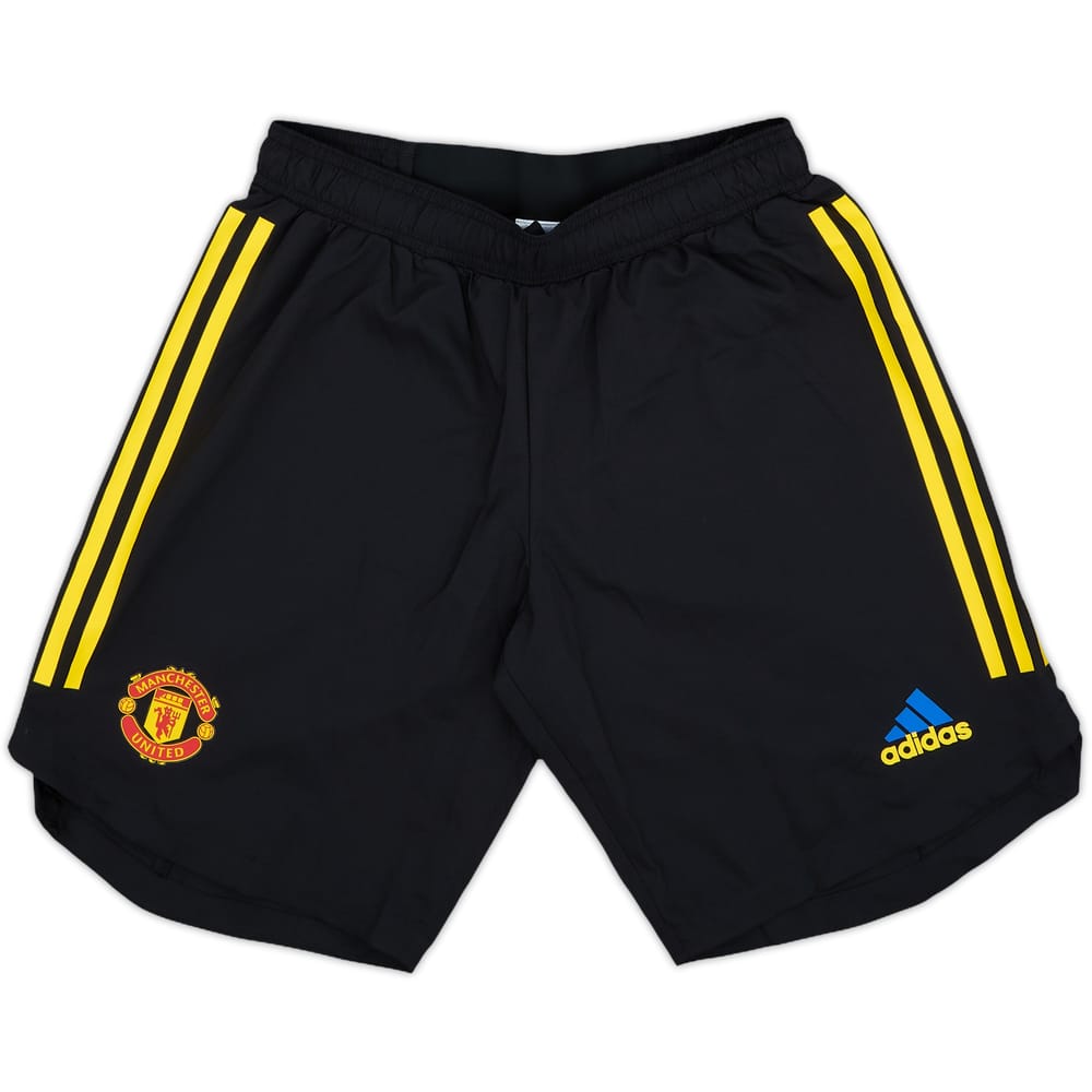 2021-22 Manchester United Authentic Third Shorts - 10/10 - (S)