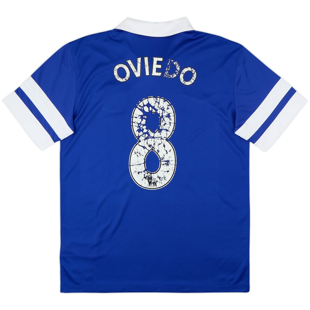 2013-14 Everton Home Shirt Oviedo #8 - 4/10 - (M)