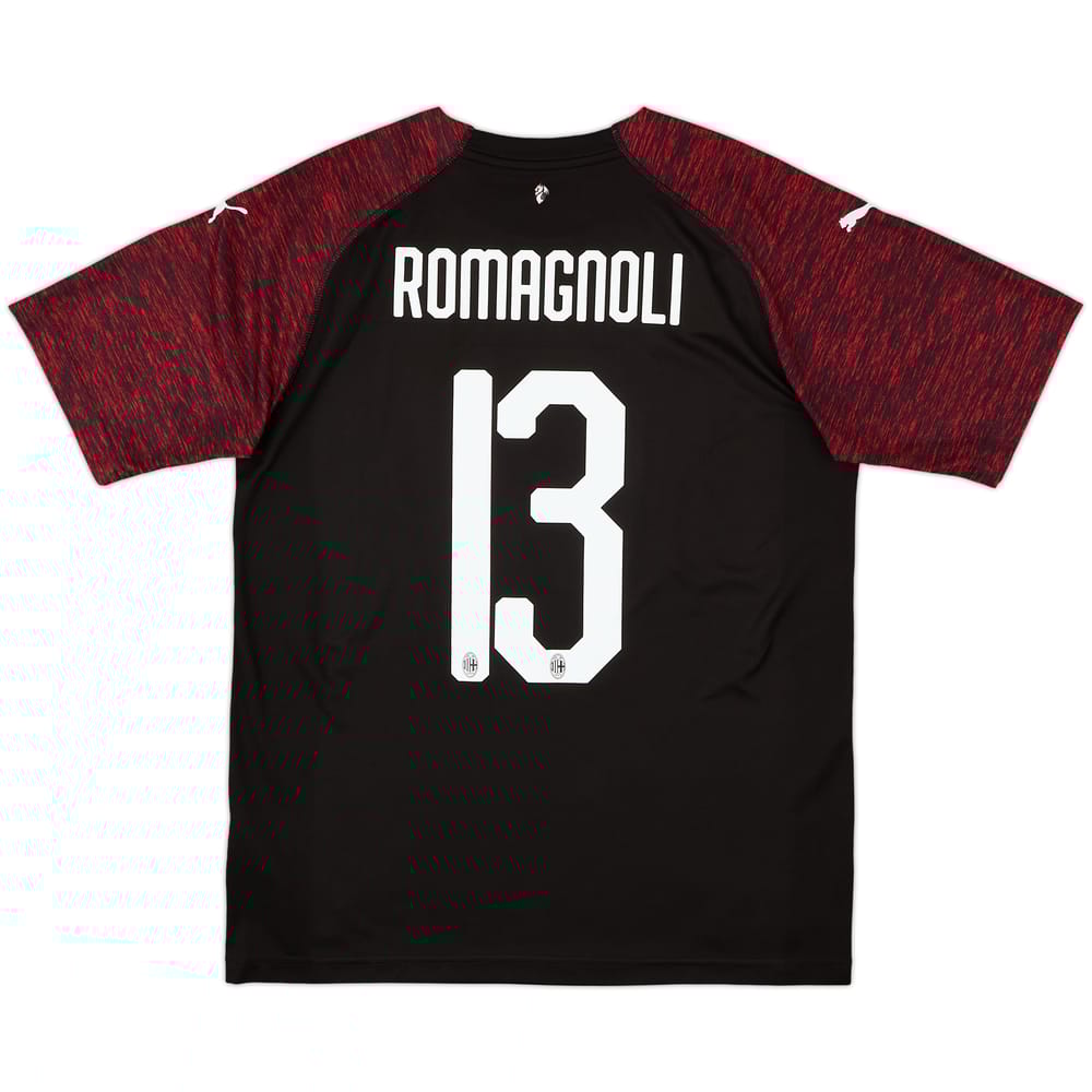 2018-19 AC Milan Third Shirt Romagnoli #13 - 7/10 - (M)
