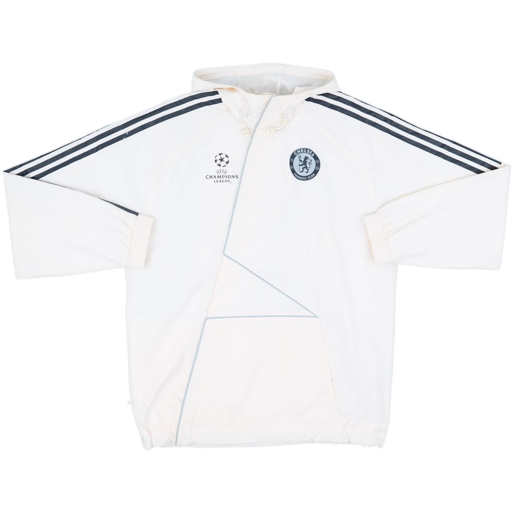 2009-10 Chelsea CL adidas Hooded Track Jacket - 6/10 - (S)