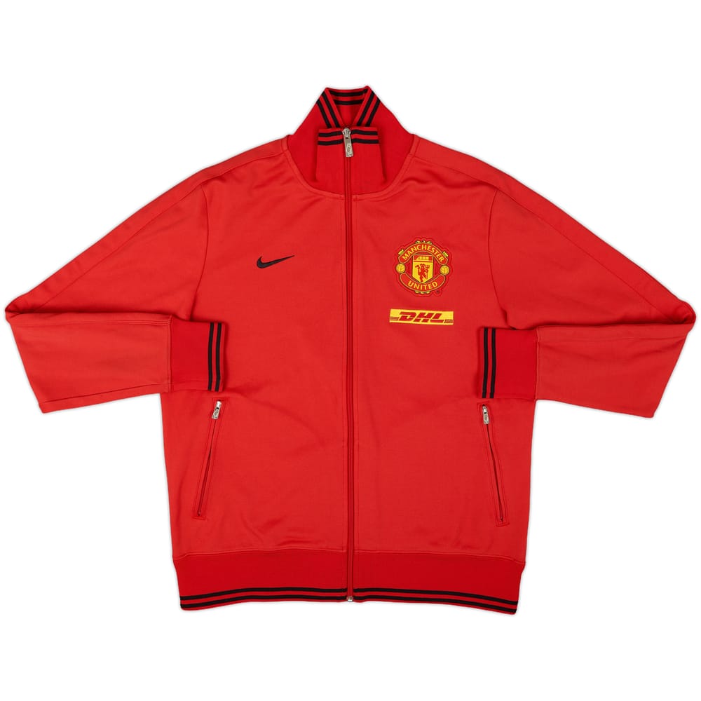 2013-14 Manchester United Nike Track Jacket - 8/10 - (XL)