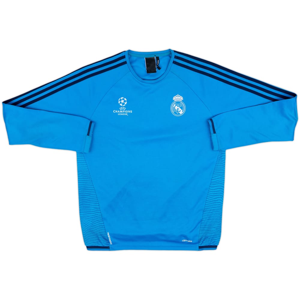 2015-16 Real Madrid CL adidas Sweat Top - 8/10 - (M)