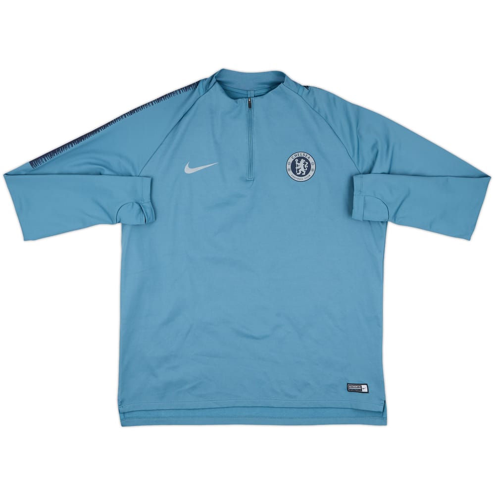 2018-19 Chelsea Nike 1/4 Zip Drill Top - 8/10 - (XL)