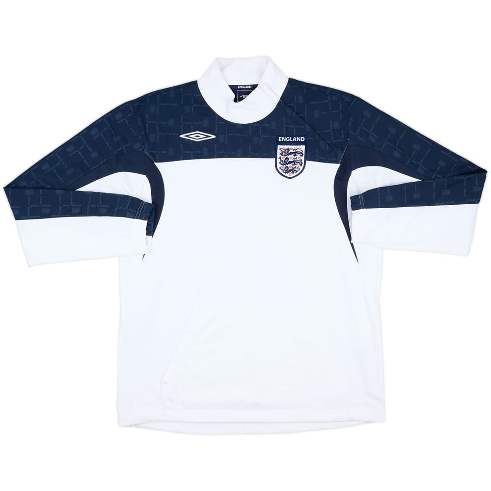 2004-05 England Umbro 1/4 Zip Drill Top - 8/10 - (L)