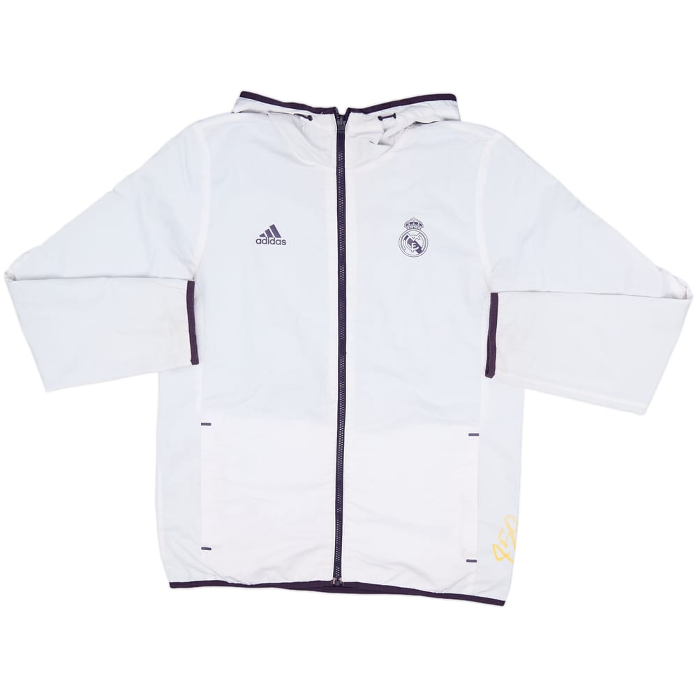 2010-11 Real Madrid adidas Reversible Hooded Track Jacket - 5/10 - (M)