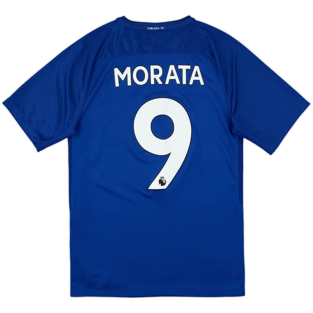 2017-18 Chelsea Home Shirt Morata #9 - 8/10 - (S)