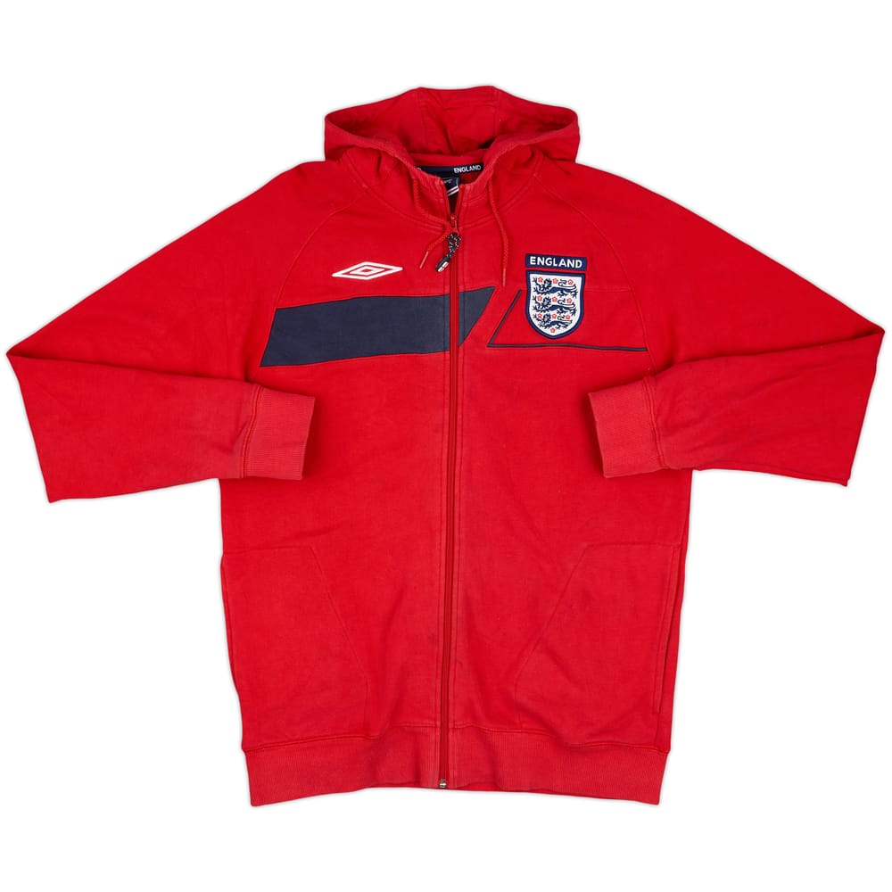 2007-09 England Umbro Hooded Track Jacket - 6/10 - (L)