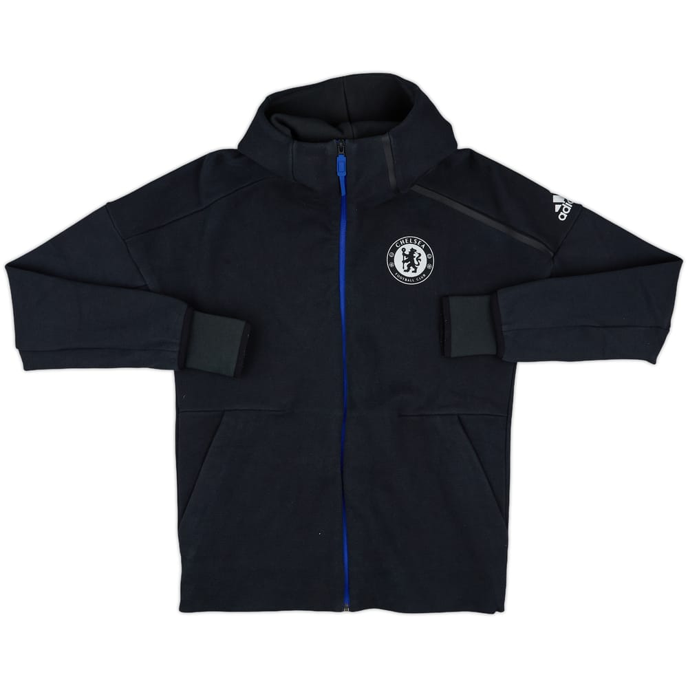 2016-17 Chelsea adidas Hooded Track Jacket - 8/10 - (M)