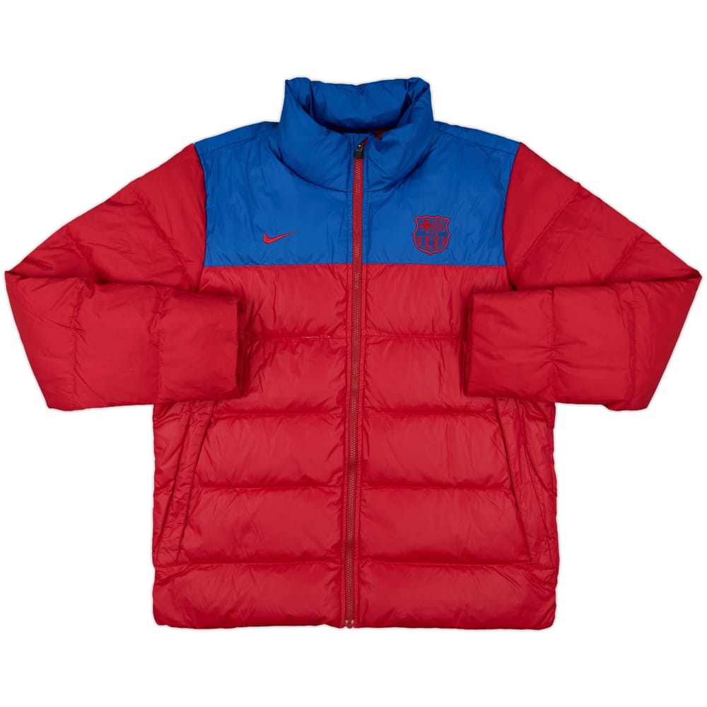 2011-12 Barcelona Nike Padded Bench Coat - 7/10 - (XL)
