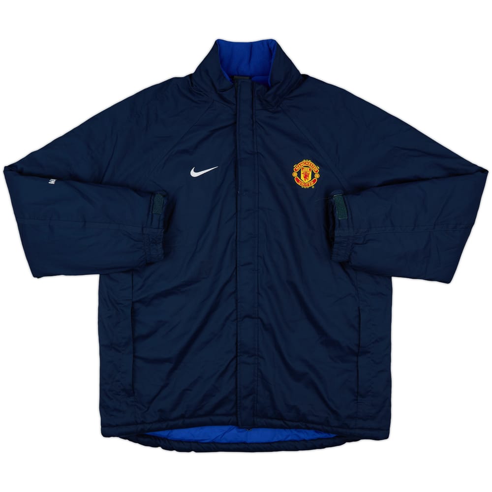 2003-04 Manchester United Nike Padded Bench Coat - 10/10 - (L)