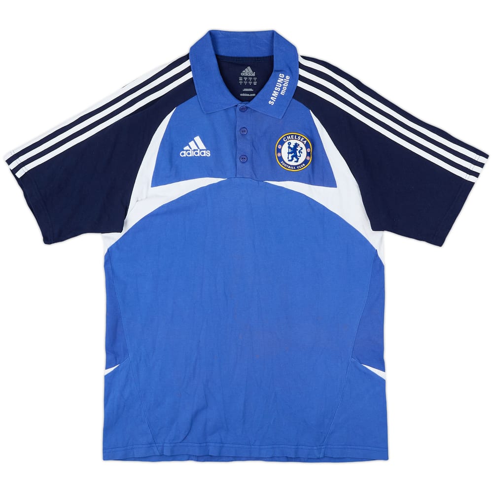 2007-08 Chelsea adidas Polo Shirt - 8/10 - (L)