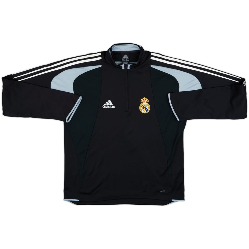 2004-05 Real Madrid adidas 1/4 Zip Drill Top - 7/10 - (L)