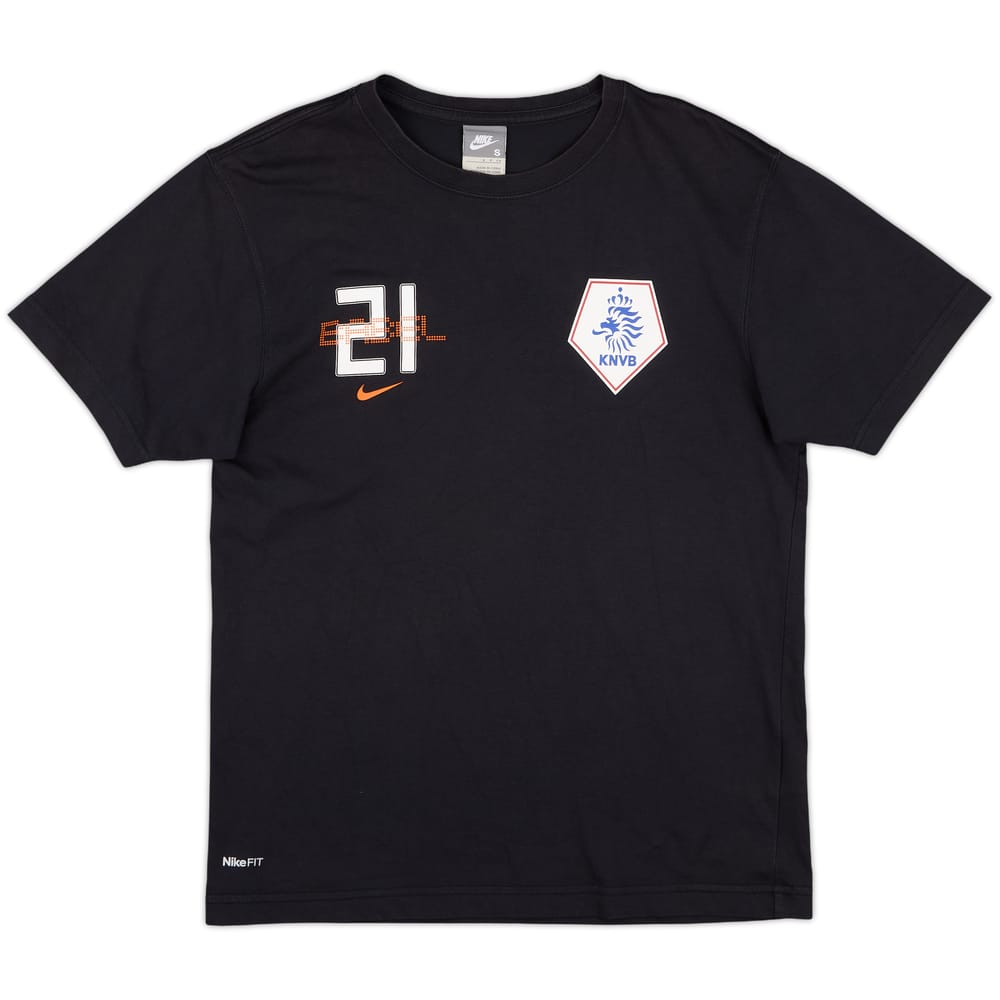 2008-09 Netherlands Nike 'Ryan Babel' Graphic Tee - 8/10 - (S)