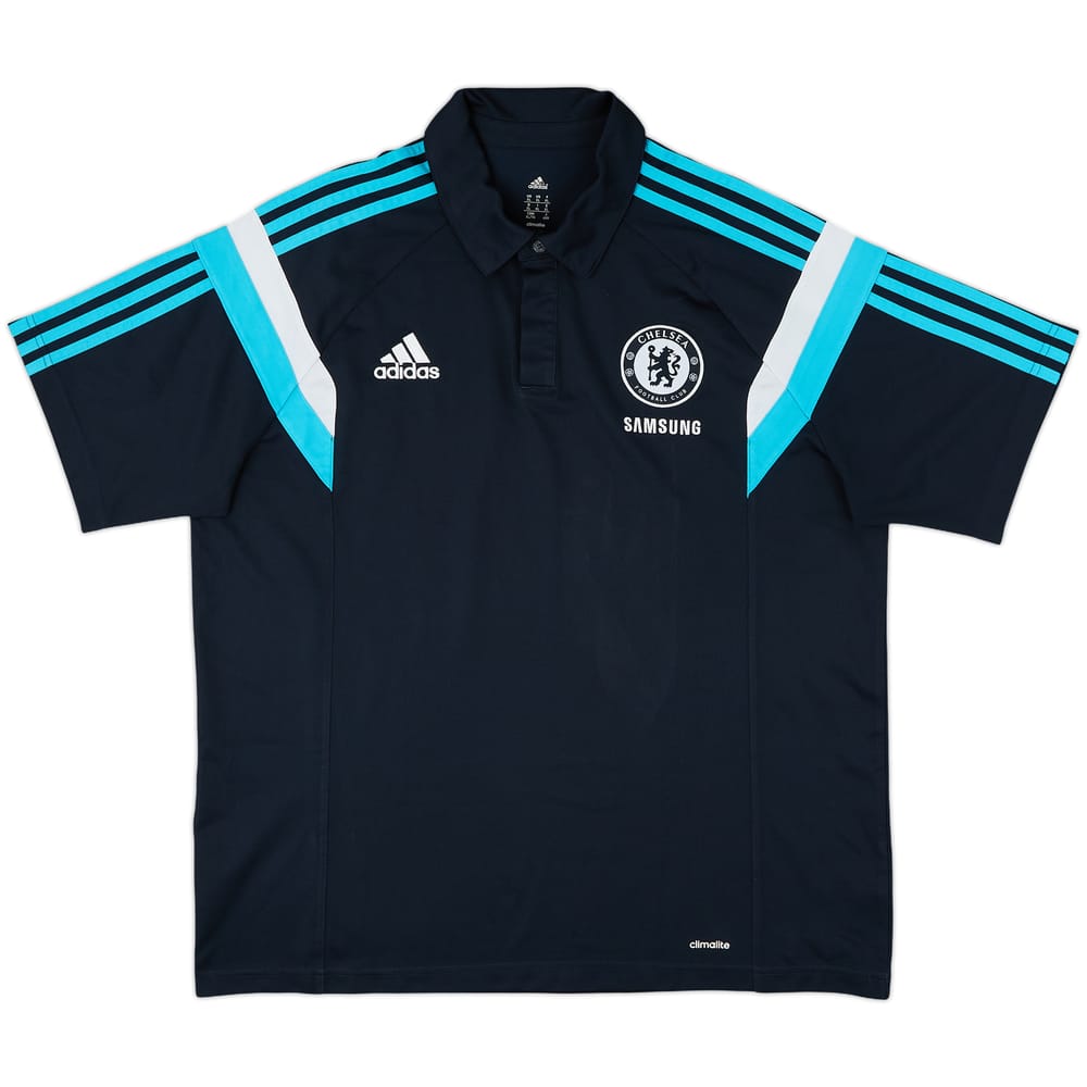 2014-15 Chelsea adidas Polo Shirt - 9/10 - (XL)