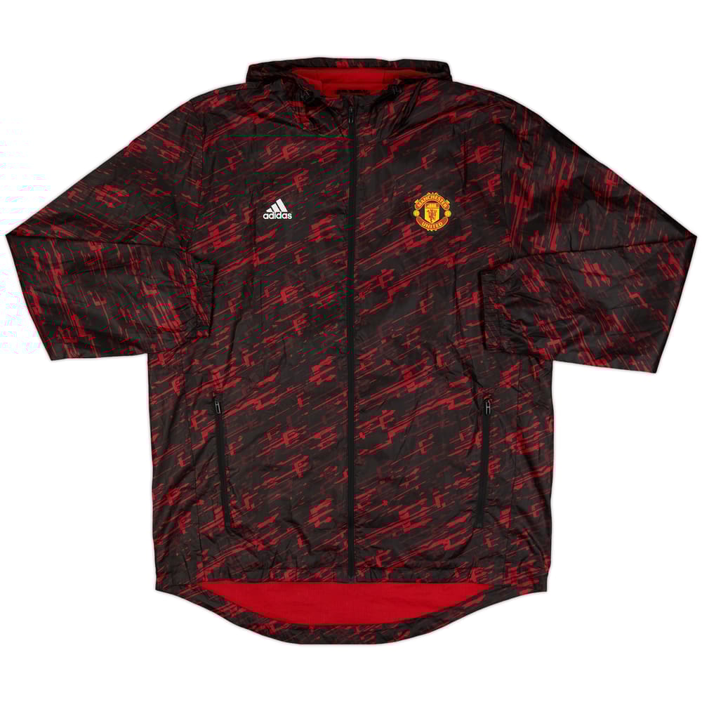 2016-17 Manchester United adidas Hooded Track Jacket - 10/10 - (L)