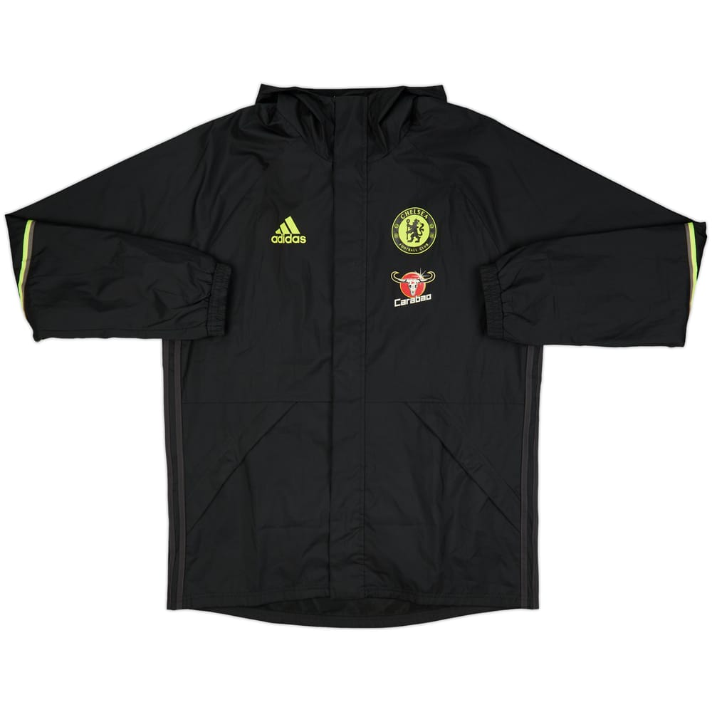 2016-17 Chelsea adidas Hooded Rain Jacket - 8/10 - (L)