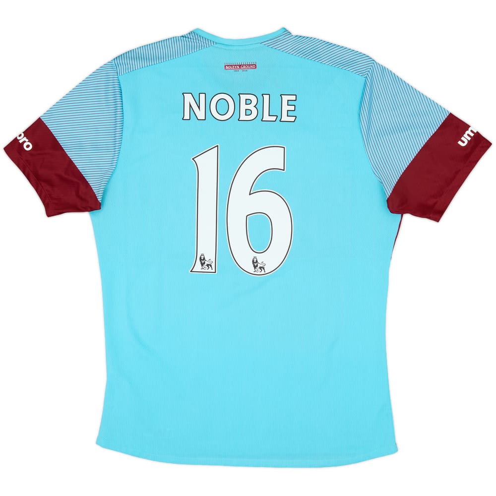 2015-16 West Ham Away Shirt Noble #16 - 8/10 - (L)