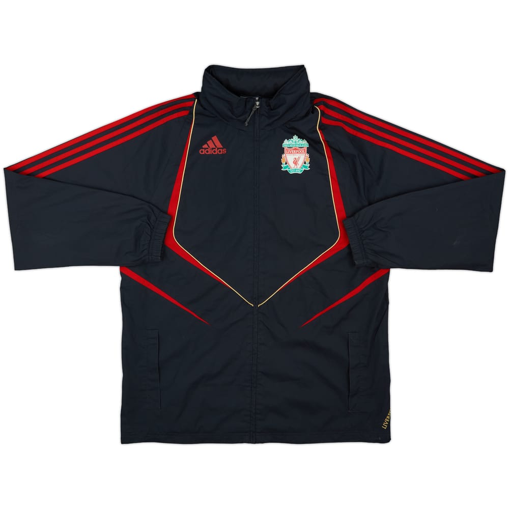 2009-10 Liverpool adidas Hooded Rain Jacket - 8/10 - (M)