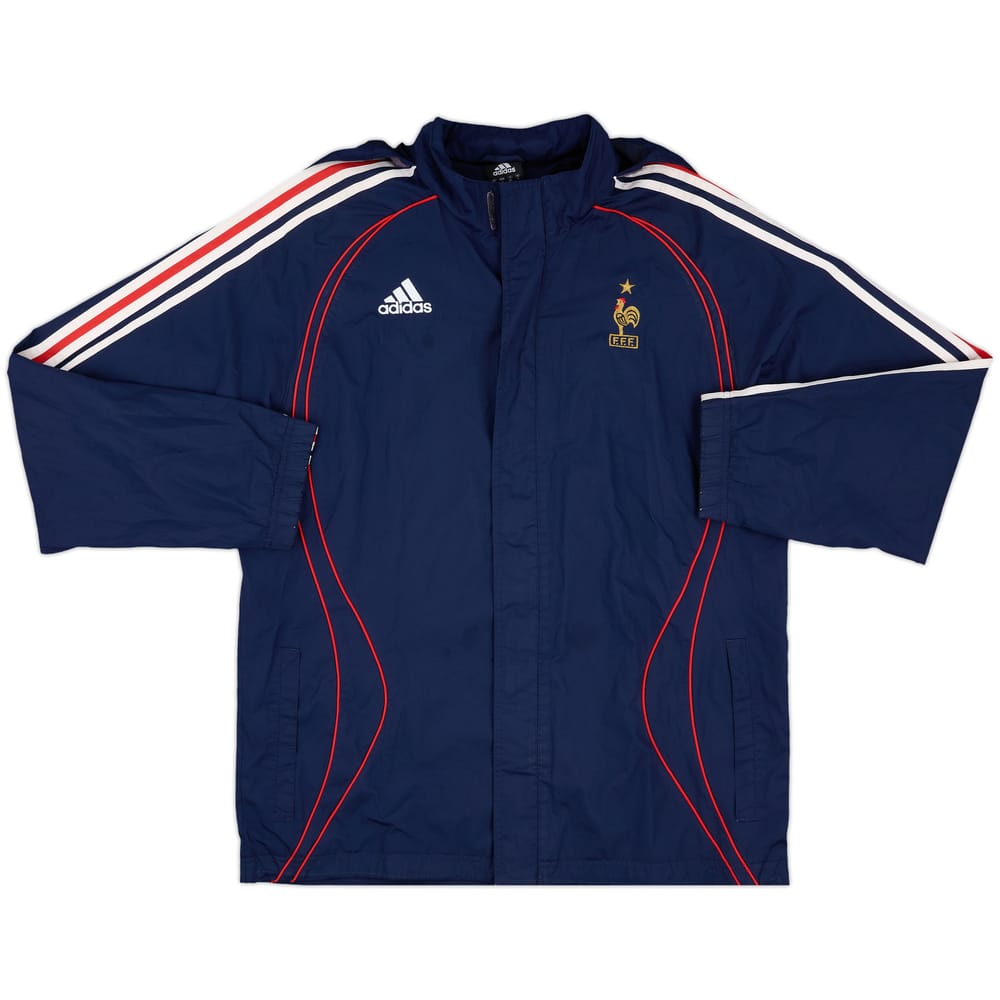 2006-08 France adidas Hooded Rain Jacket - 8/10 - (M/L)