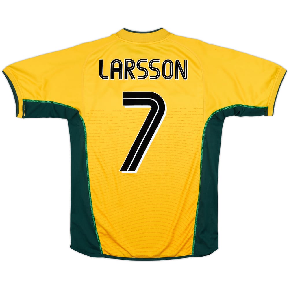 2002-03 Celtic Away Shirt Larsson #7 - 9/10 - (S)
