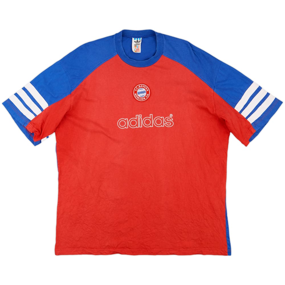 1995-96 Bayern Munich adidas Cotton Tee - 7/10 - (L)