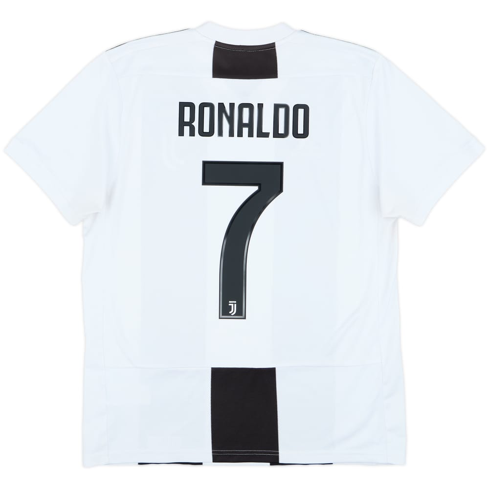 2018-19 Juventus Home Shirt Ronaldo #7 - 8/10 - (M)