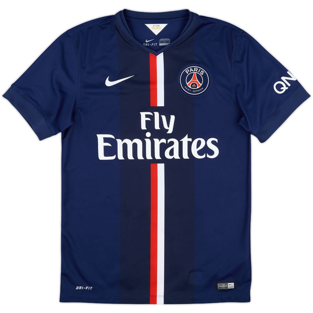 2014-15 Paris Saint-Germain Home Shirt #9 - 7/10 - (S)