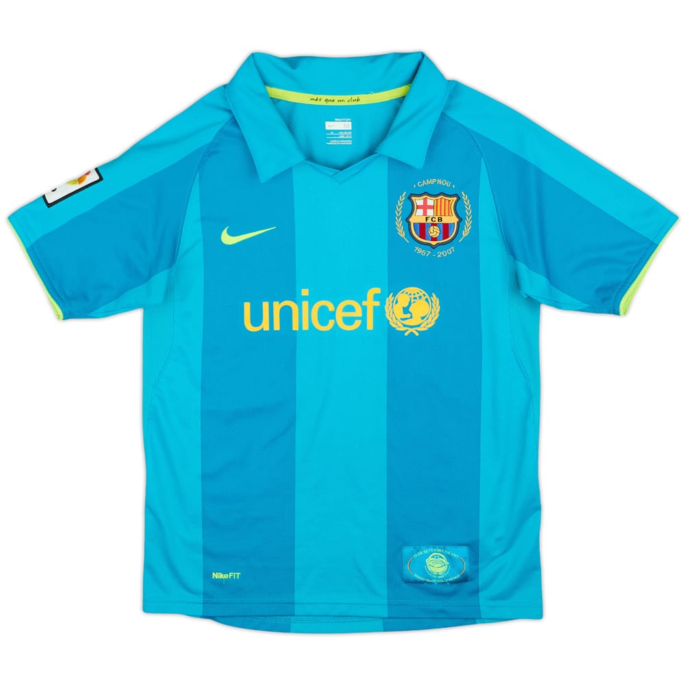 2007-09 Barcelona Away Shirt - 8/10 - (M.Boys)