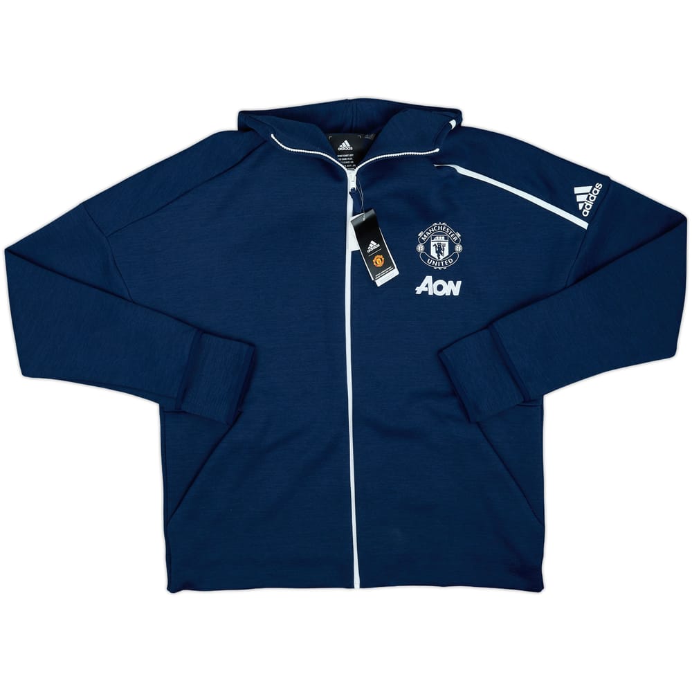 2018-19 Manchester United adidas Hooded Track Jacket (XL)