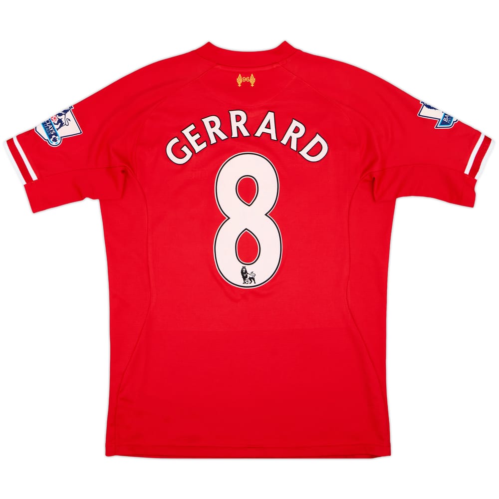 2013-14 Liverpool Home Shirt Gerrard #8 - 6/10 - (L)