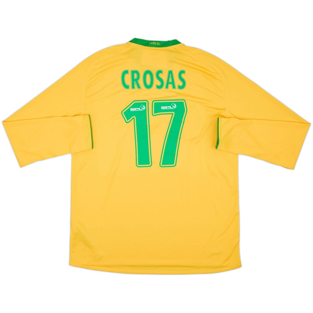 2008-09 Celtic Player Issue Away L/S Shirt Crosas #17  (L)