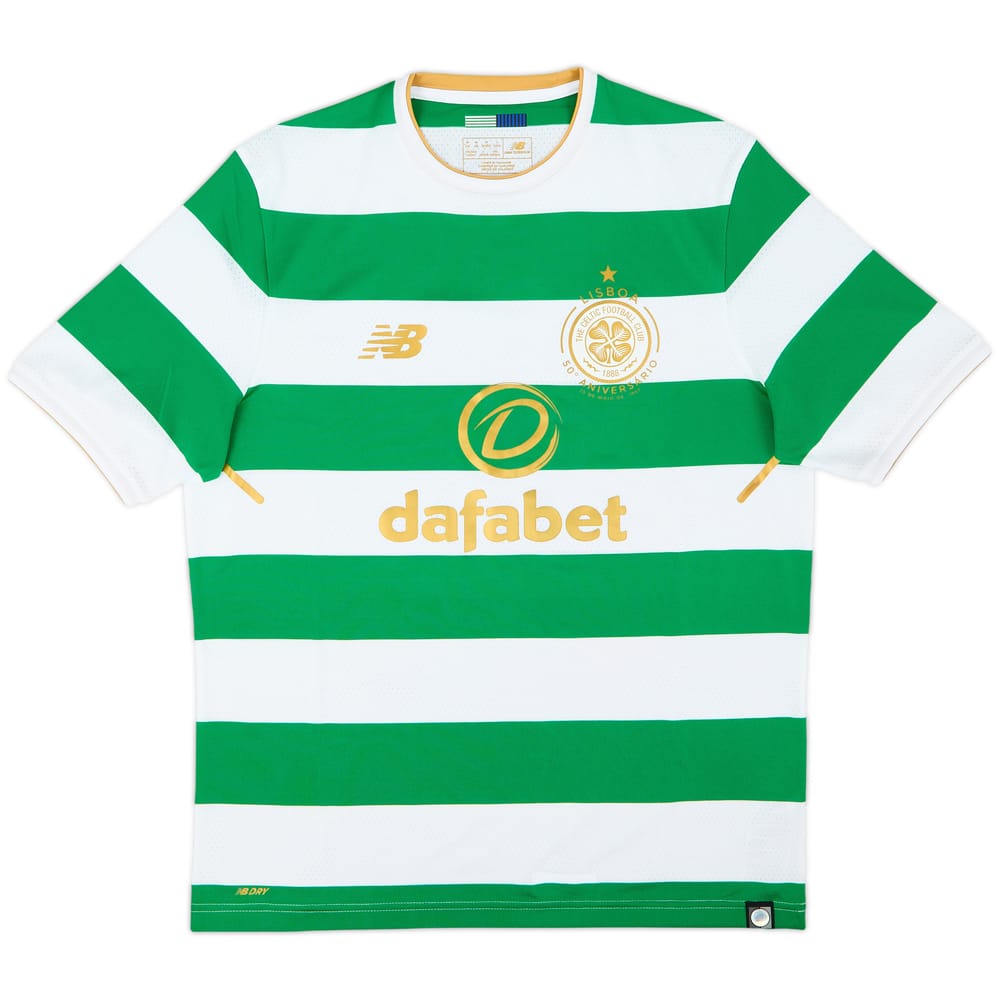 2017-18 Celtic 'Lisbon Lions 50th Anniversary' Home Shirt - 10/10 - (M)