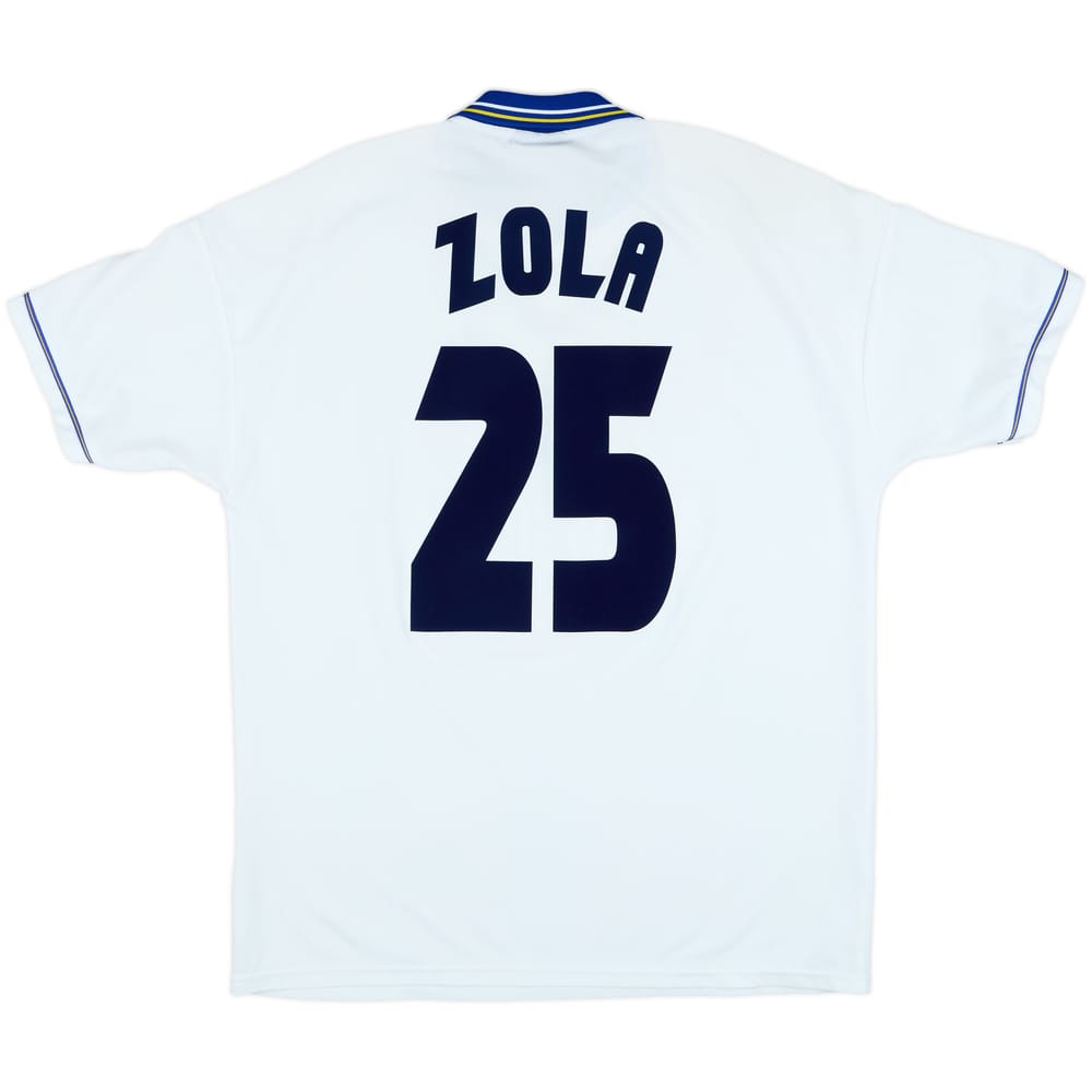1998-00 Chelsea Away Shirt Zola #25 - 9/10 - (XL)