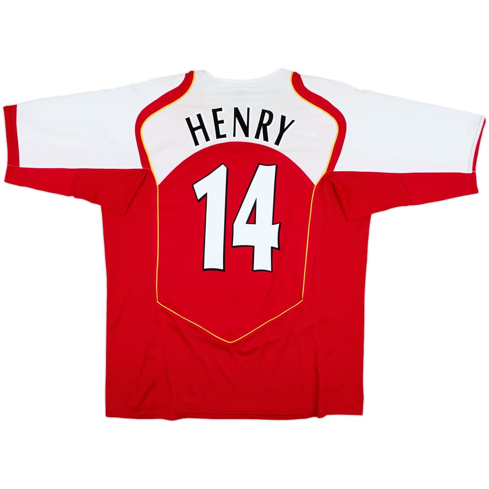 2004-05 Arsenal Home Shirt Henry #14 - 8/10 - (XL)