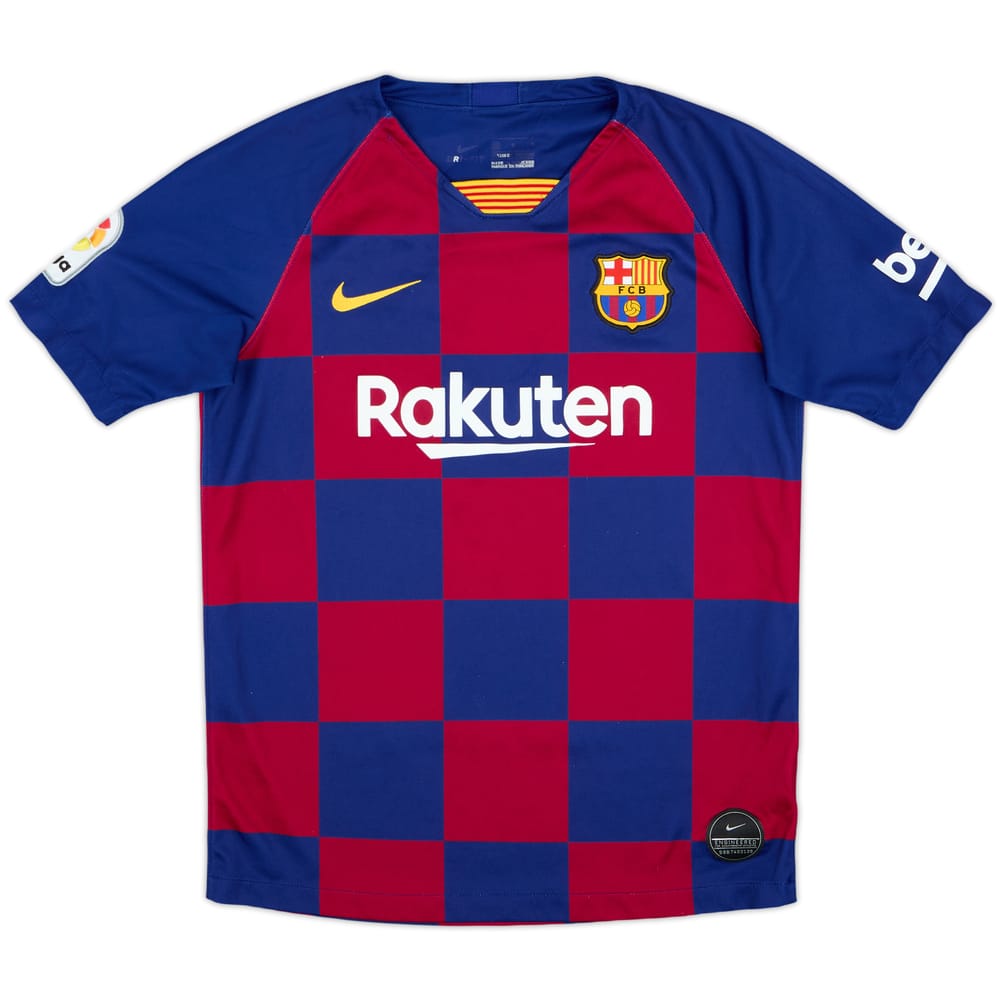 2019-20 Barcelona Home Shirt - 7/10 - (L.Boys)