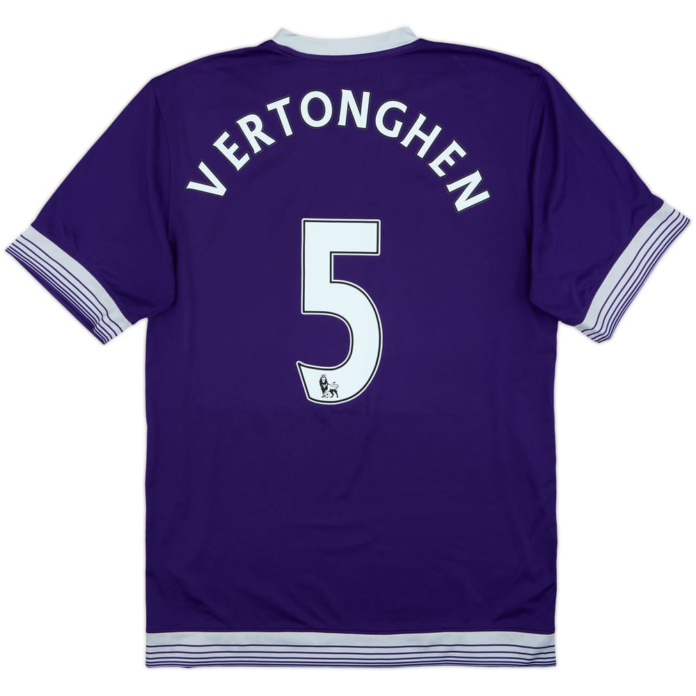 2015-16 Tottenham Third Shirt Vertonghen #5 - 8/10 - (L)
