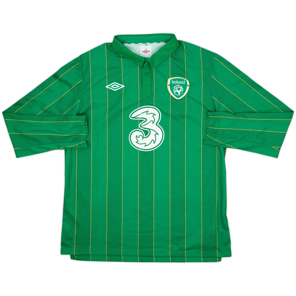 2011-12 Ireland Home L/S Shirt - 6/10 - (L)